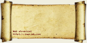 Nina Bjelić vizit kartica